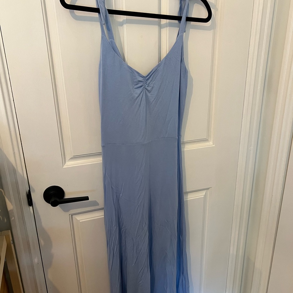 Blue maxi dress